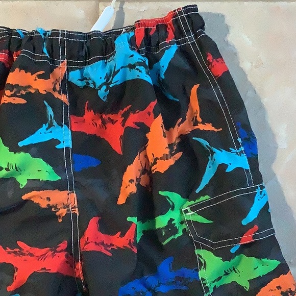 💥 OP size 10/12 swim shorts shark print - Picture 9 of 12